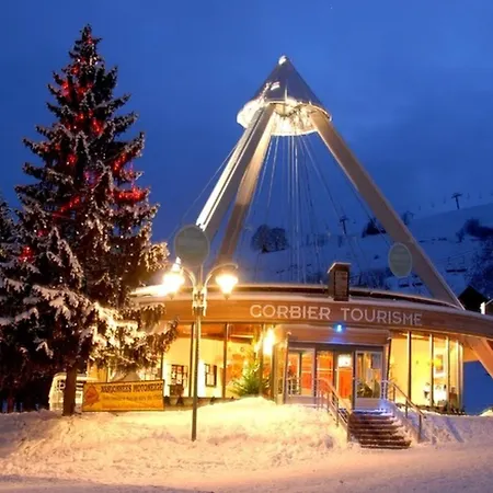 Lumineux Skis Aux Pieds Pour 5, Vue Sur Pistes Apartment Le Corbier